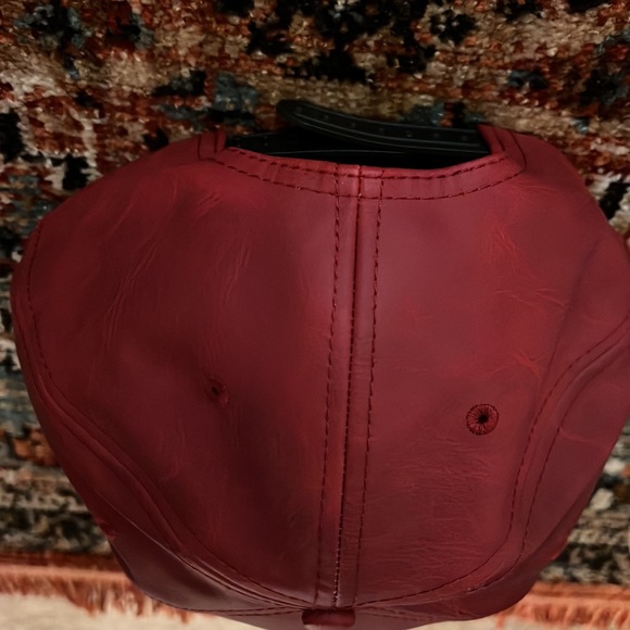 Biworld Adjustable Flash Leather Snap Back Hat - Picture 2 of 6